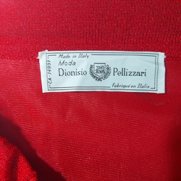 Moda Dionisio Pellizzari Red Maxi Skirt Size L - Picture 6 of 7